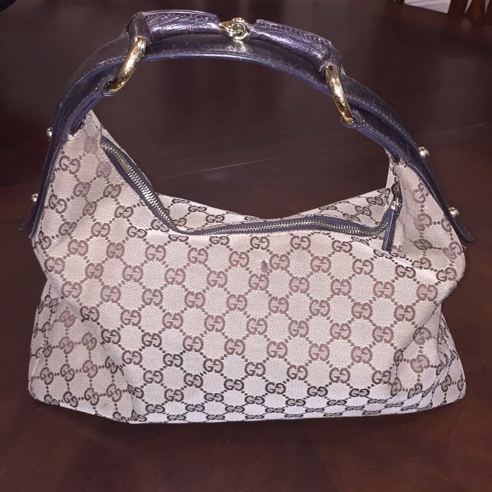 Gucci Horsebit brown hobo medium